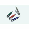 Impar 2019 Nail Clipper, Green, Red & Blue - Small - 4 Piece IM3131758